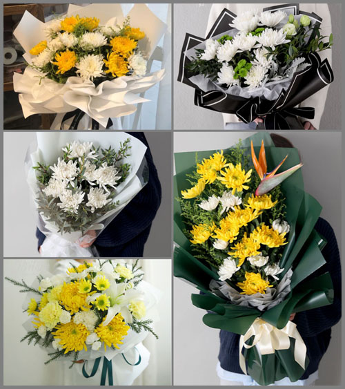 湖北孝感市大悟县宣化店镇河西村白事花束代送